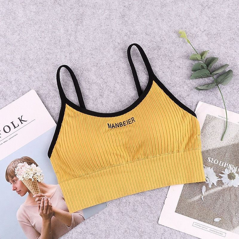 Miniatura: New Sports Bra For Women Gym Sexy Crop Top Bra Women Cotton Underwear Soft Comfo