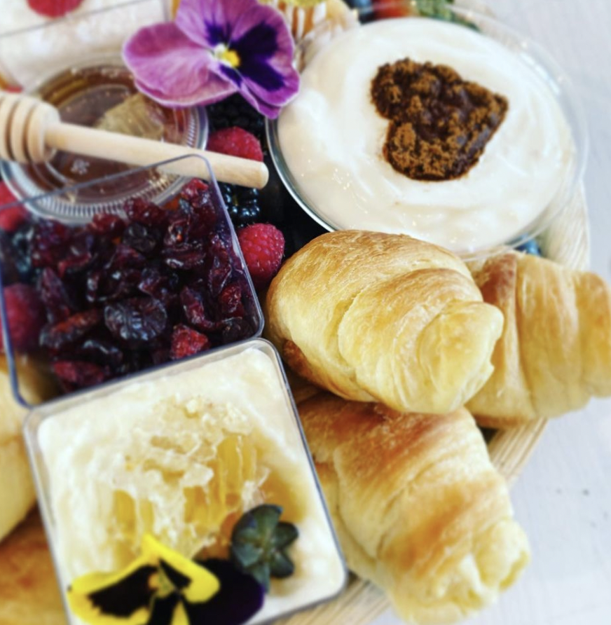 Arranged Food and Objects