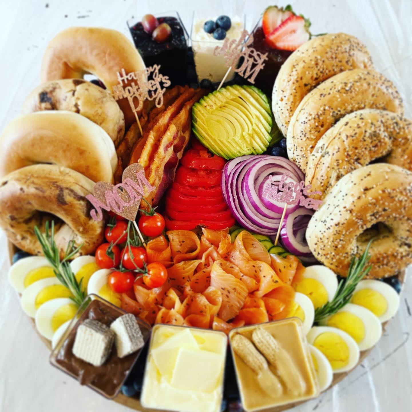 Arranged Food and Objects