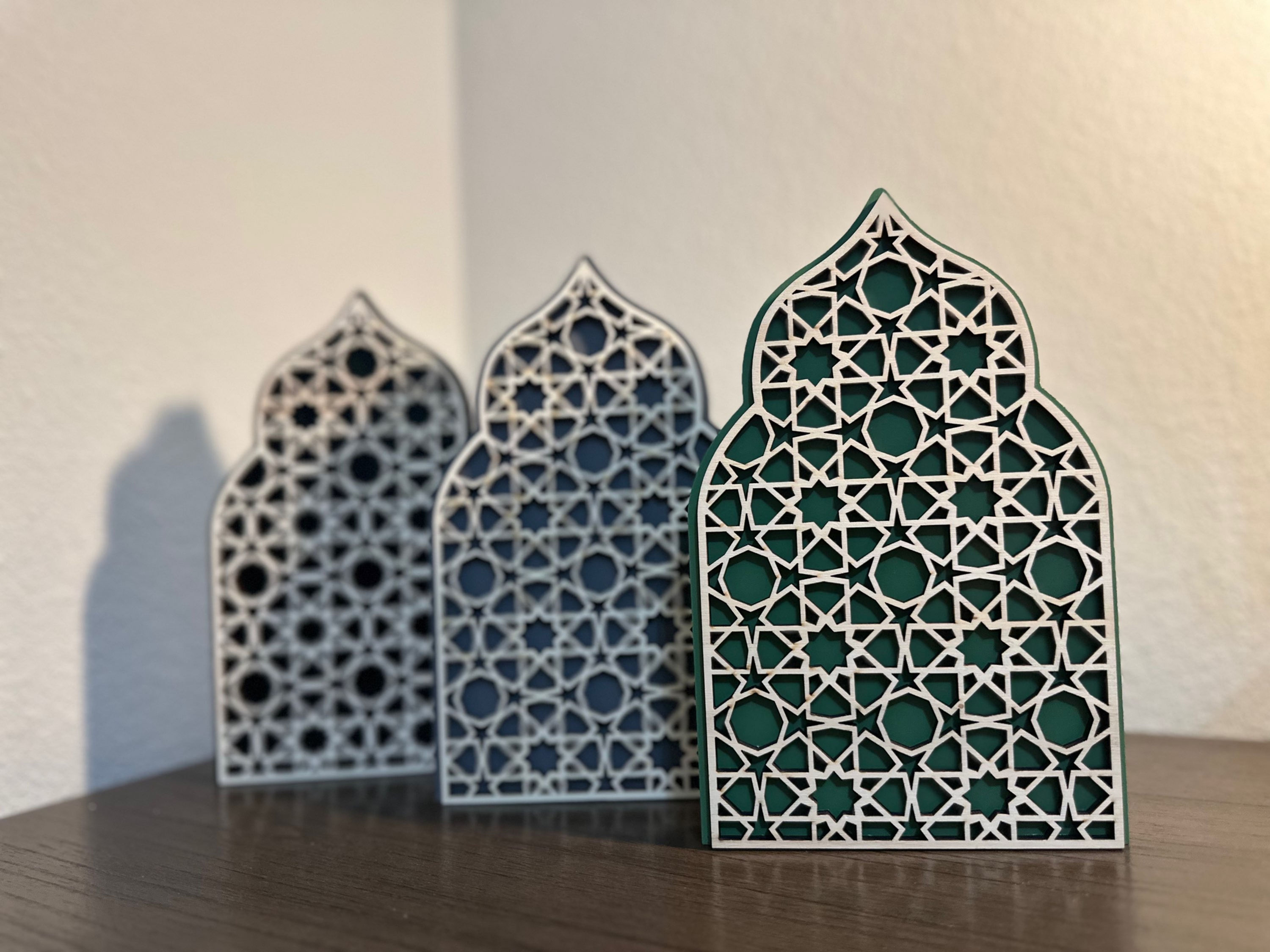 Ramadan Wooden Mosque 3 Colors 