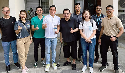 Bin chute flushing at HDB