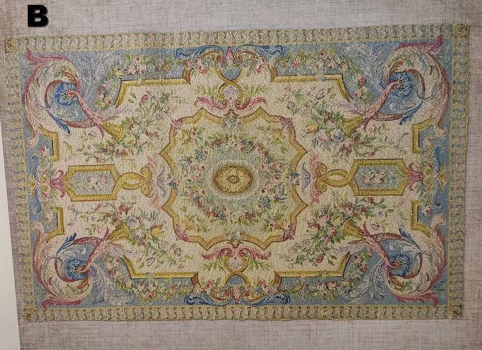 Miniature : Tapis Savonnerie  & Aubusson