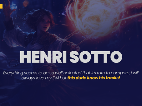 Paid Role-Playing Game Sessions Reviews [Player: HENRI SOTTO ]