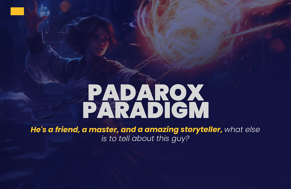 Paid Role-Playing Game Sessions Reviews - PADAROX PARADIGM