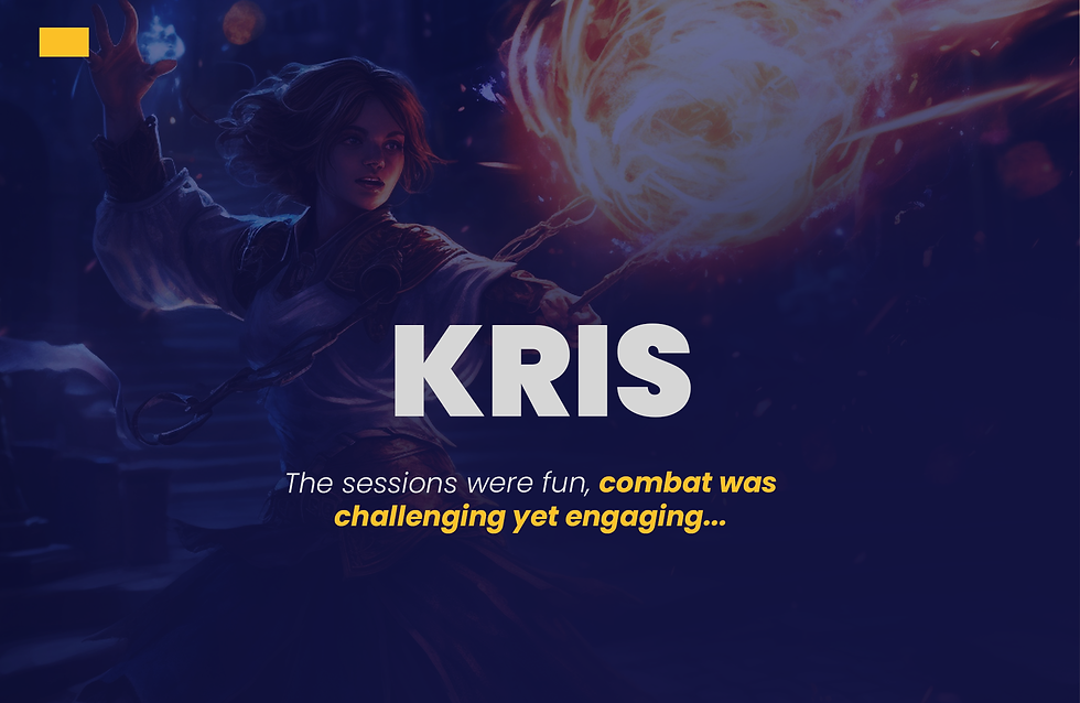 Paid Role-Playing Game Sessions Reviews - KRIS