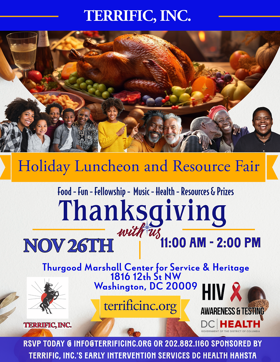 TERRIFIC, Inc.'s Thanksgiving Engagement to Your Health
