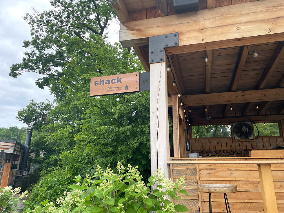 Biergarden and shack restaurant