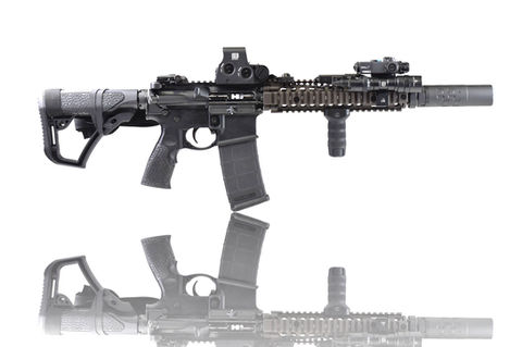 Daniel Defense MK18 Rifle semi automatic with a 10.3" barrel.