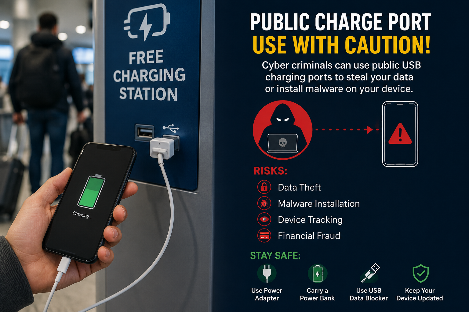 How My Phone Was Almost Hacked Through a Public Charging Port
