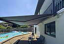 Retractable shade awning installed by WAGS Electrical,