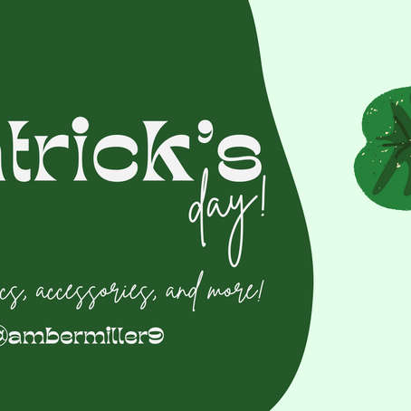 St. Patricks Day outfits, graphics, accessories, and more!