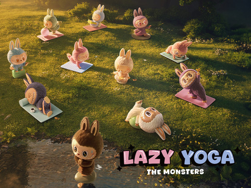 POPMART THE MONSTERS LAZY YOGA 3個 トレーディングフィギュア】POPMART THE MONSTERS Lazy Yoga