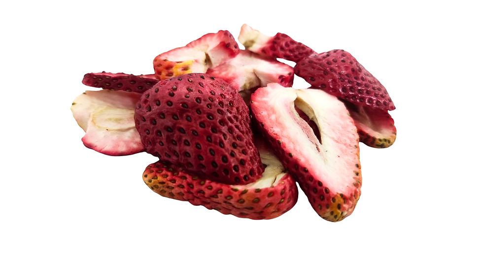 Fresa Liofilizada en Snack