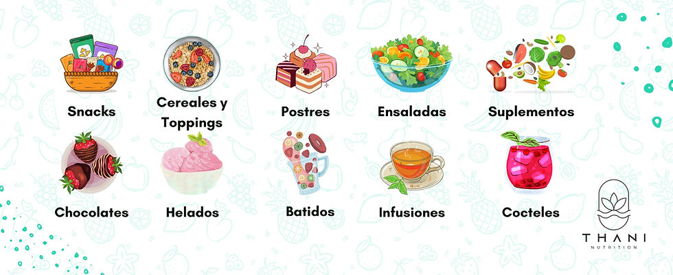 Usos de la Fruta Liofilizada