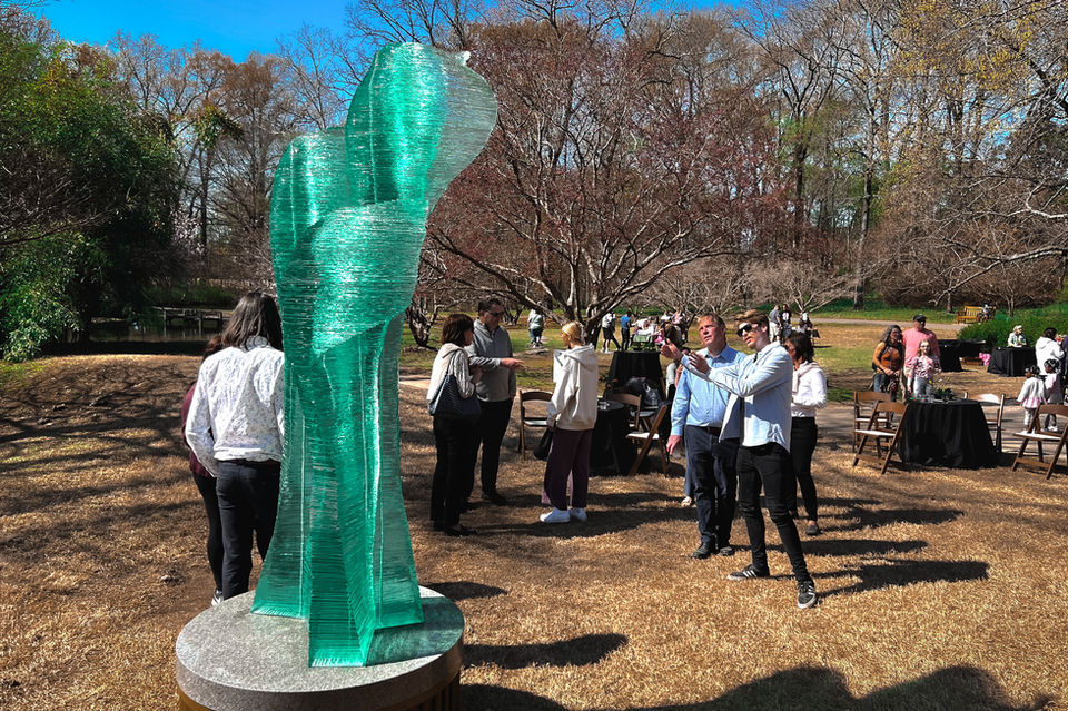 monumentāla stikla skulptūra, monumentāls stikls, monumentāla skulptūra, monumentāla māksla, monumentāla stikla māksla