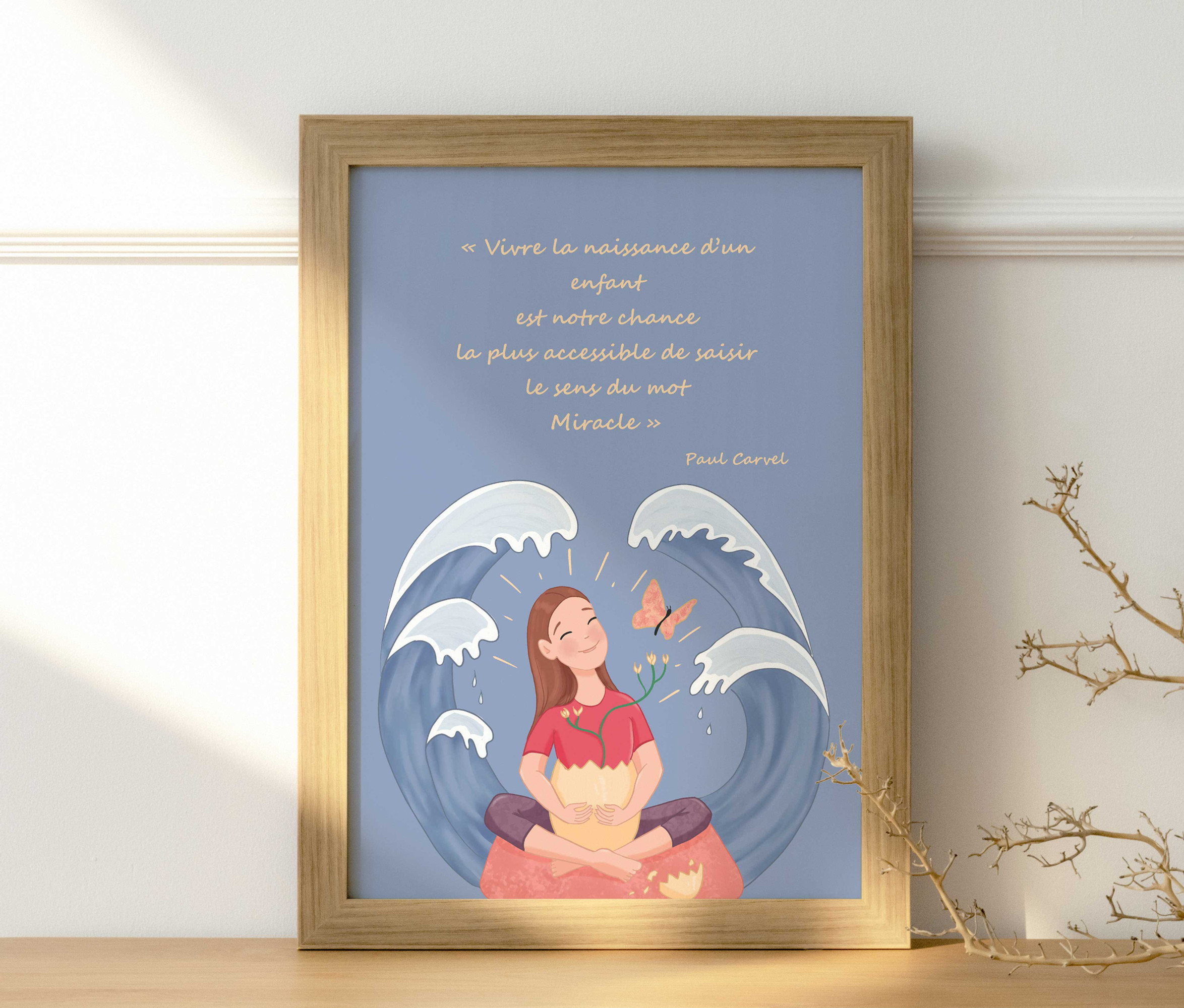 affiche citation illustrée