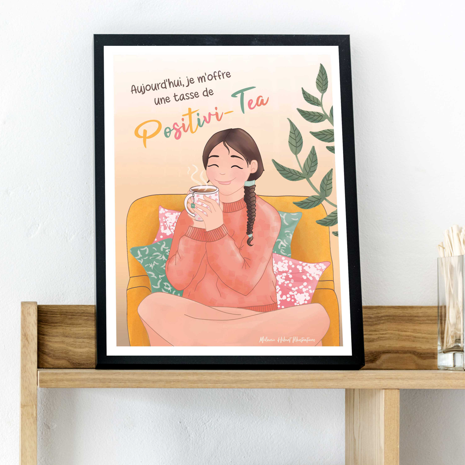Affiche décorative positivité
