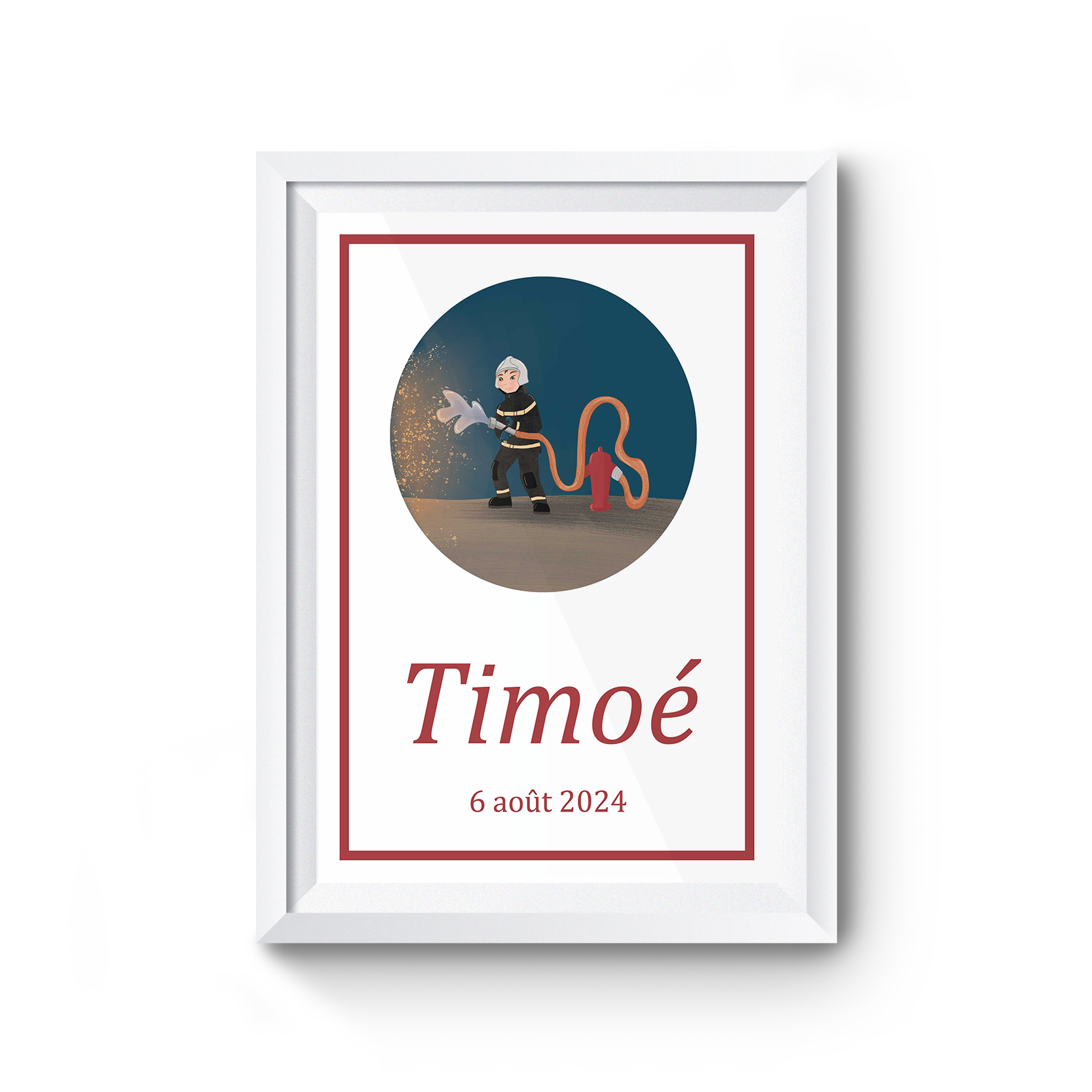 affiche naissance personnalisée