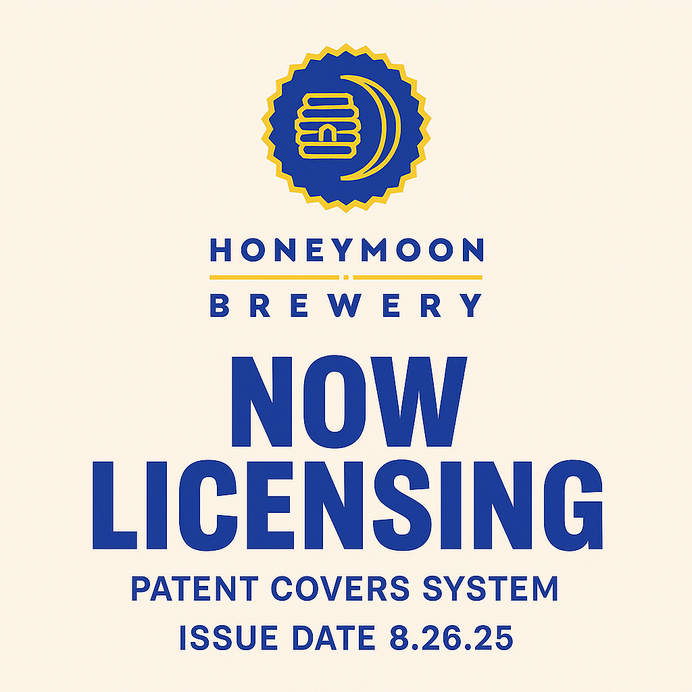 Official Announcement: Honeymoon Brewery Receives U.S. Patent for Brewing System