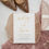 Thumbnail: Blush Pink Chantilly Lace Laser Cut Invitation Set