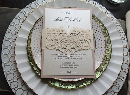 invitation belly band