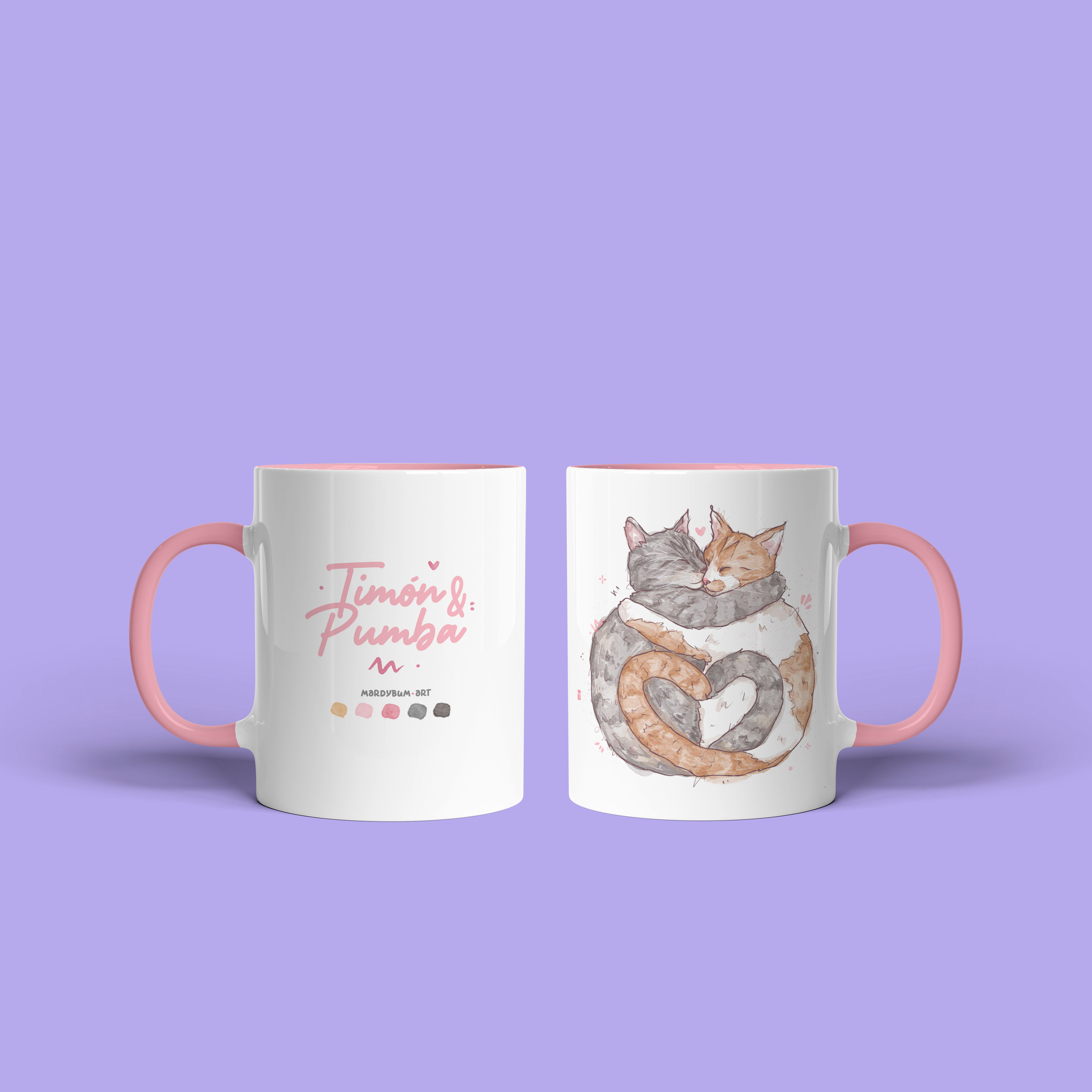 Taza 2 michis abrazo