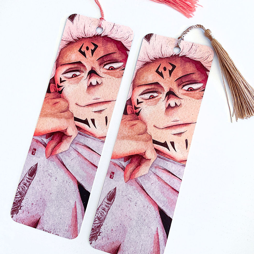 Thumbnail: Marcapáginas anime maldición