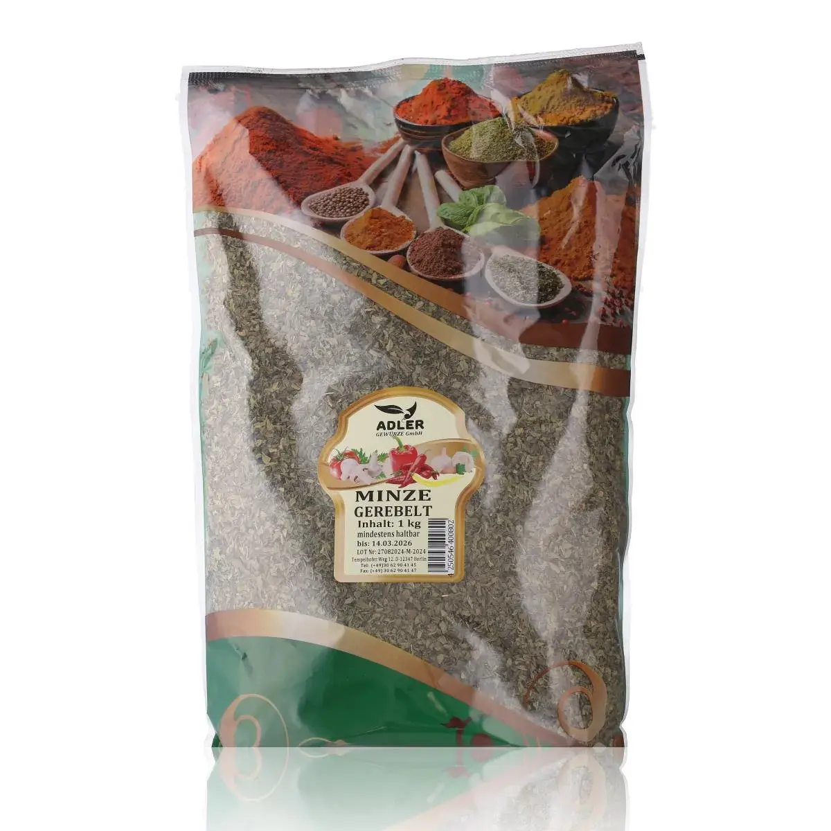 Schwarzer Pfeffer, gemahlen, 100g Beutel