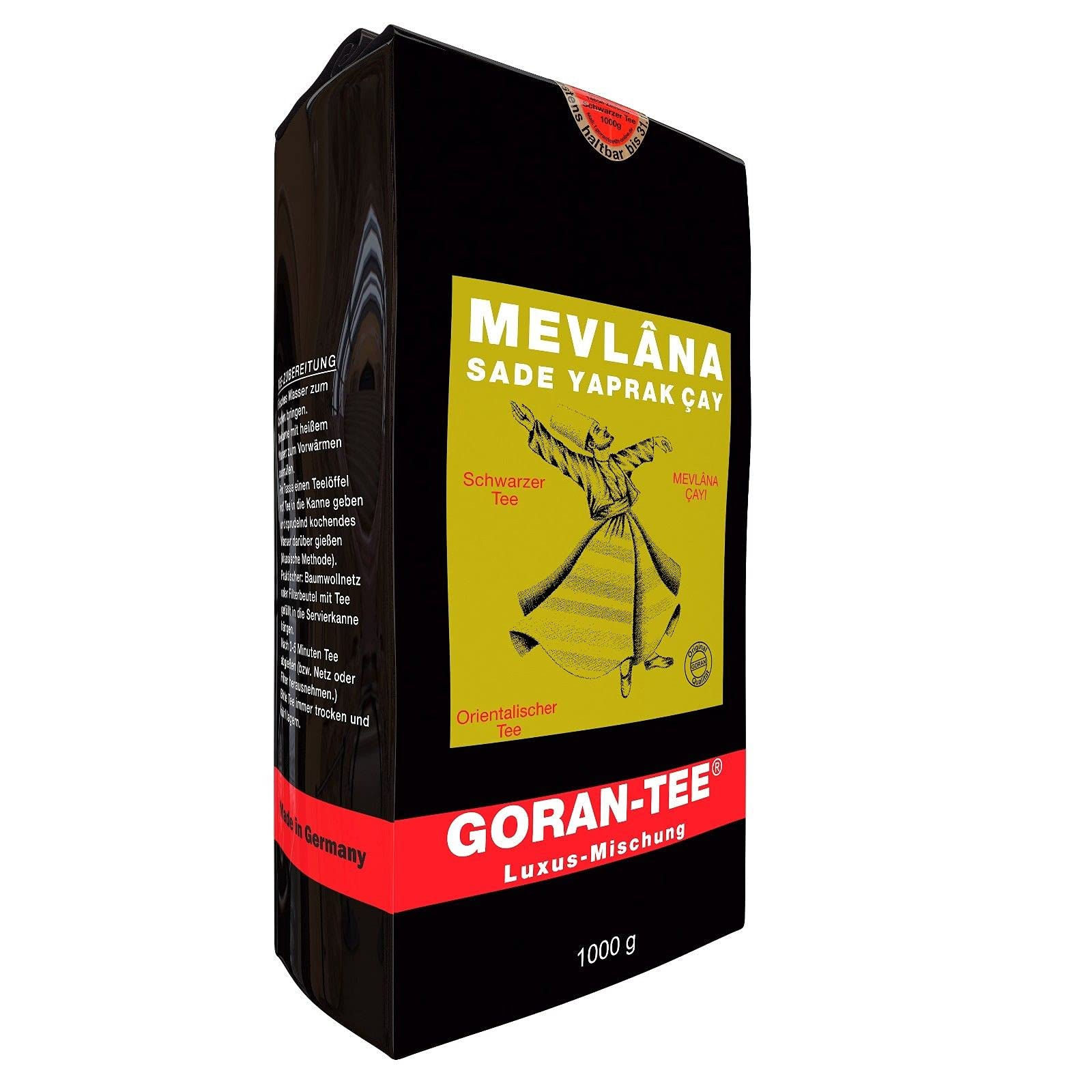 Mevlana Kaffee-Verpackung, Goran-Tee, türkischer Kaffee
