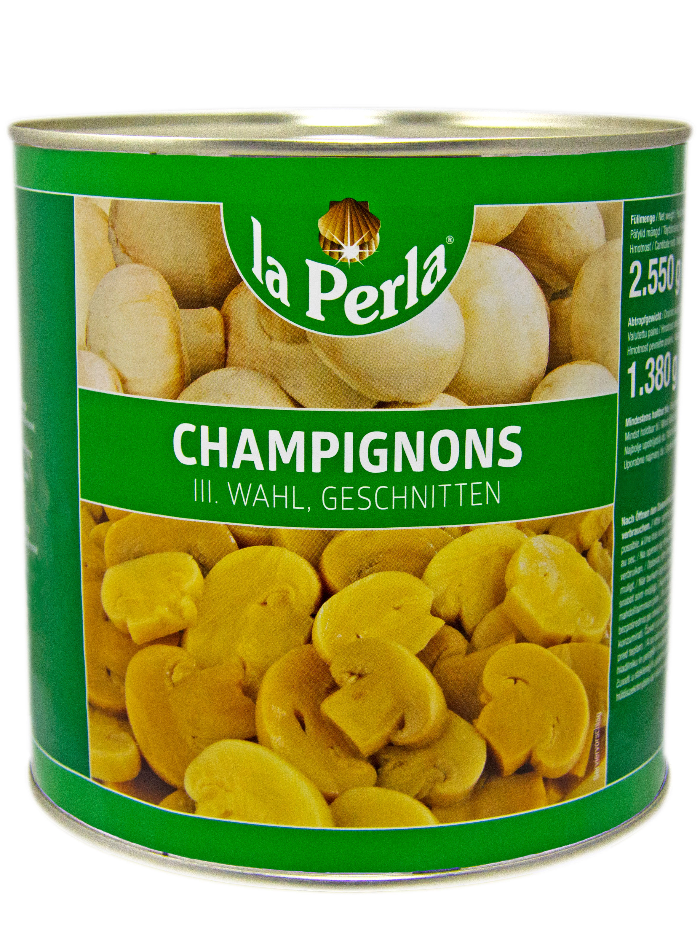 La Perla Champignons: Wahl geschnitten