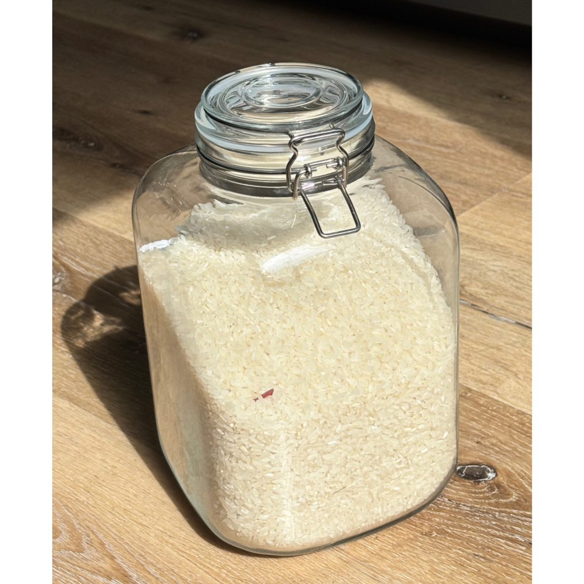 צנצנת זכוכית לאחסון 4.1 ליטר