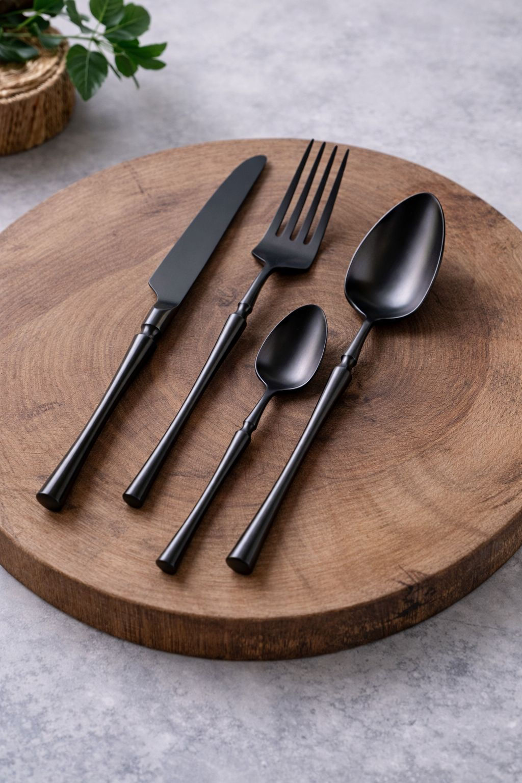 סט סכום 24 חלקים נירוסטה מט שחור -dream chef .