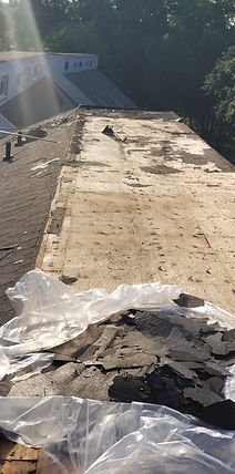 Rubber Roof - In Progress