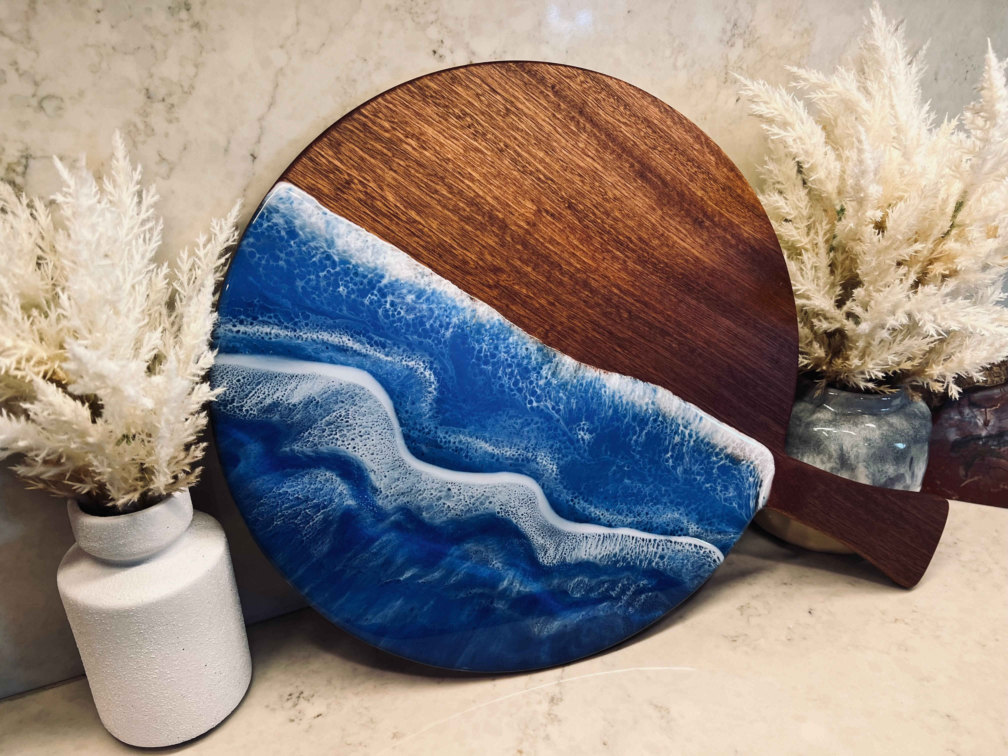 Large round charcuterie board