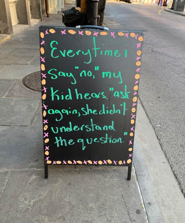 Funny pictures sign about kids not understanding