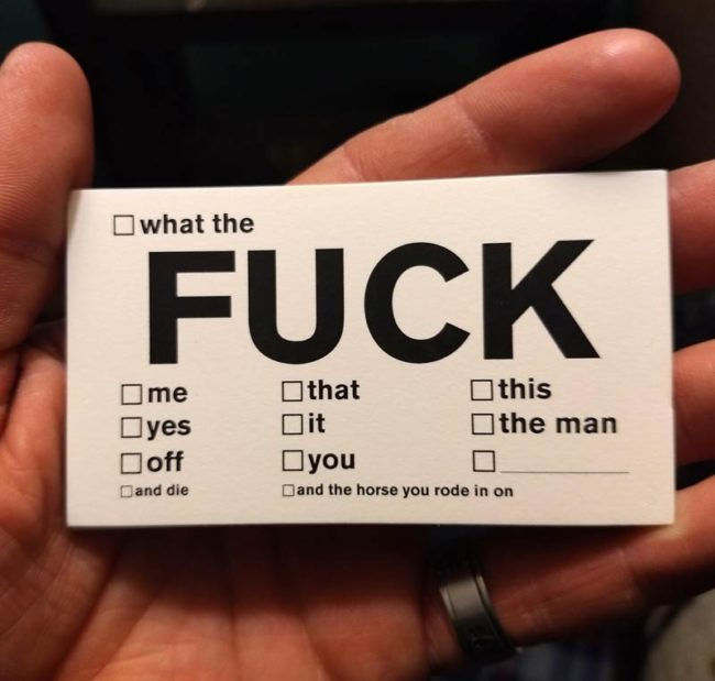 Funny pictures fuck stuff business cards
