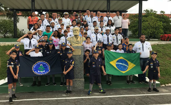 Grupo Escoteiro do Mar Marcílio Dias 01/CE comemora 2 anos de reativação