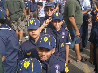 01º Grupo Escoteiro do Mar Marcílio Dias (CE) marca presença no desfile cívico de 07 de setembro