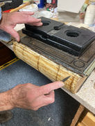 Some work being done on a n old book.