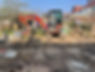 A digger at a construction site.