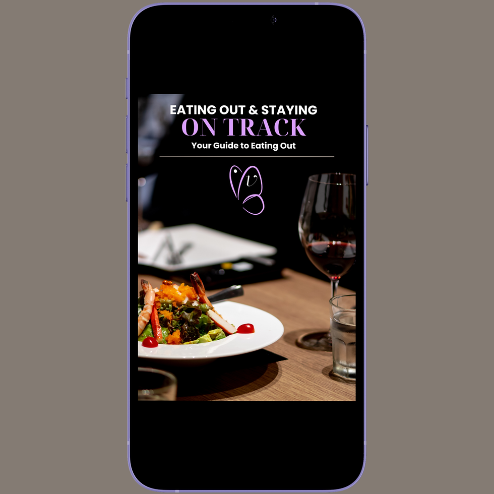 EATING OUT & STAYING ON TRACK: Your Guide to Eating Out