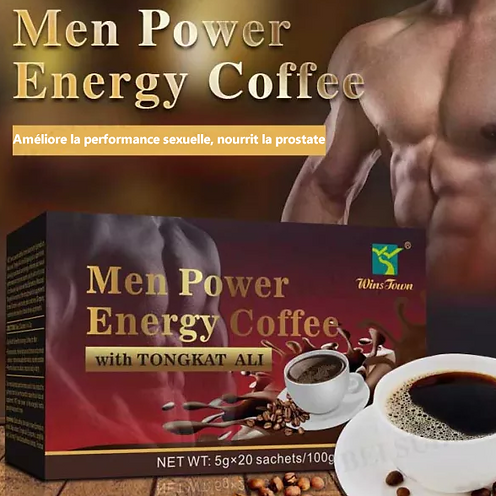 Café puissant pour homme