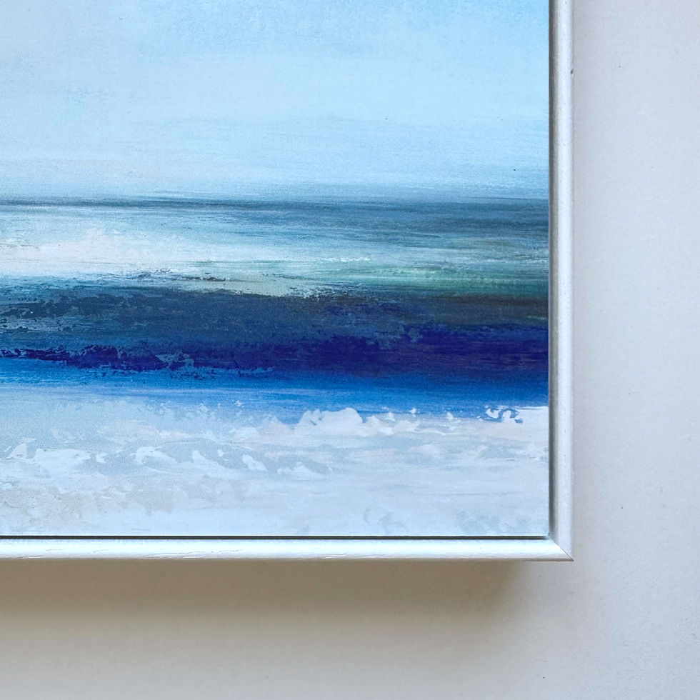 Thumbnail: Soft Horizon, West Wittering (aluminium print)