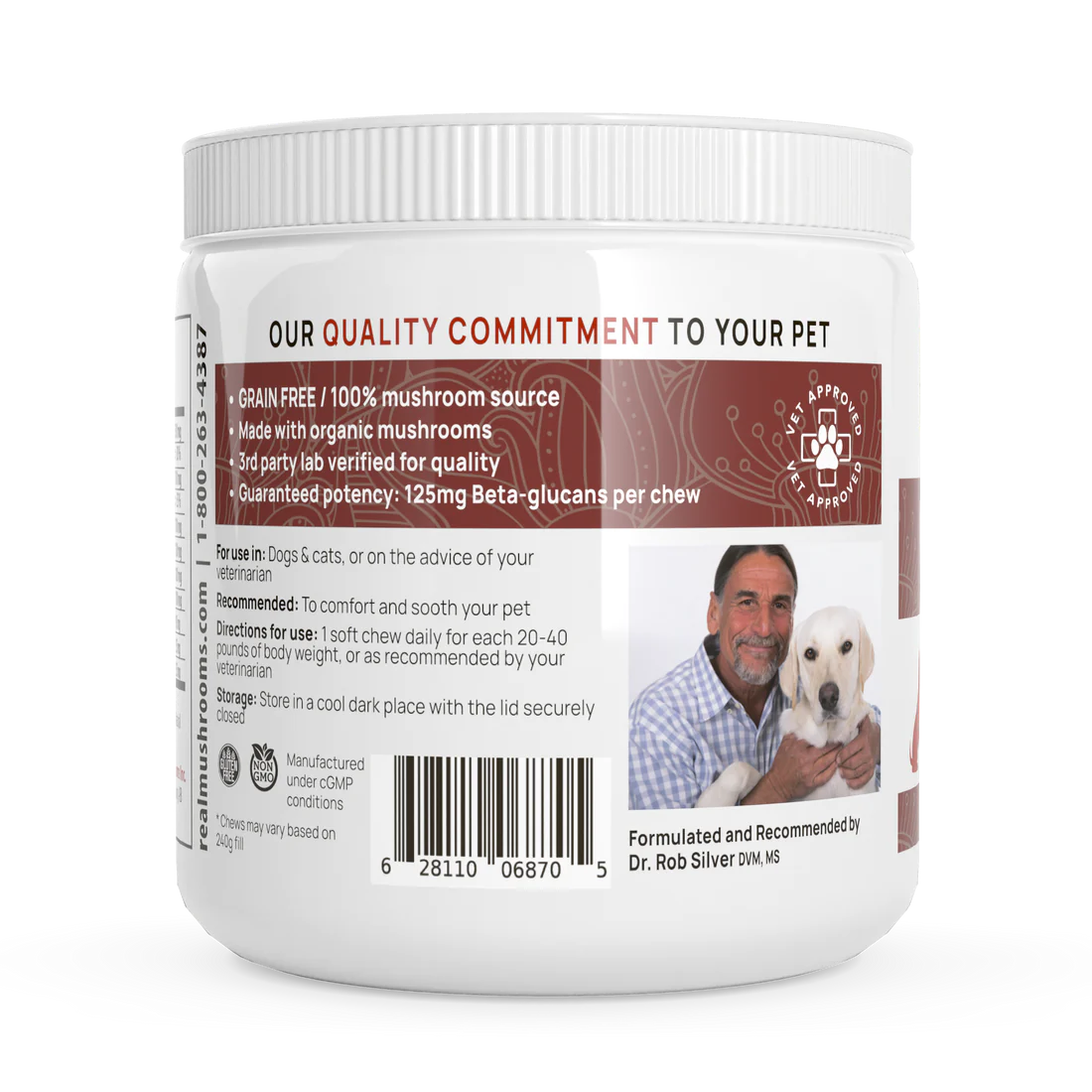 Mushroom Relax Pet Chews the perfect solution to help your anxious pet