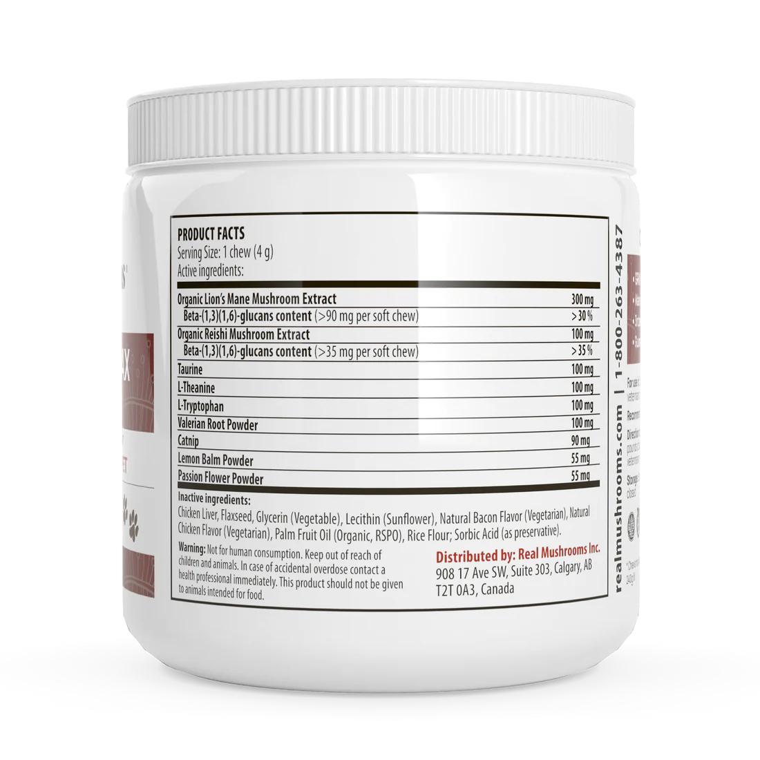 Mushroom Relax Pet Chews the perfect solution to help your anxious pet