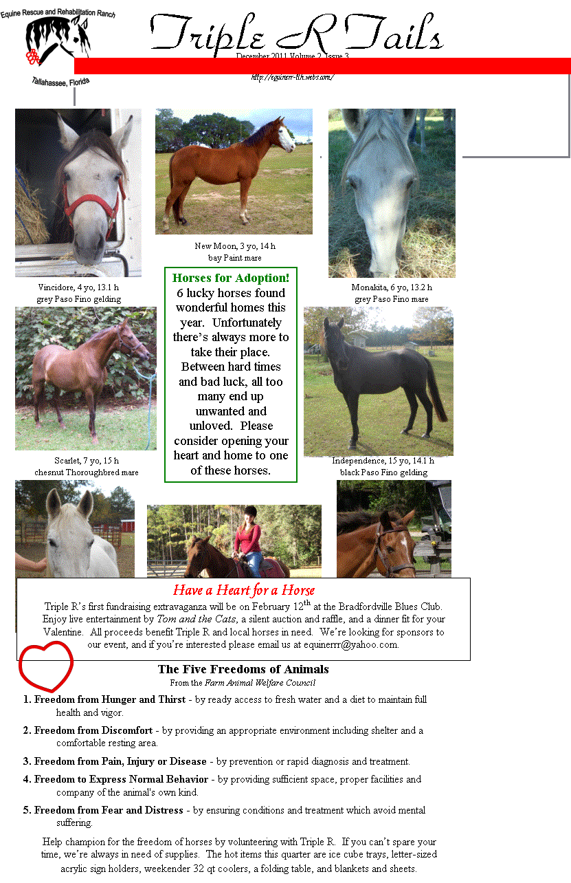 December 2011 Newsletter 