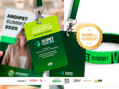 ANDIPET Summit 2025: o futuro da distribuição pet começa aqui