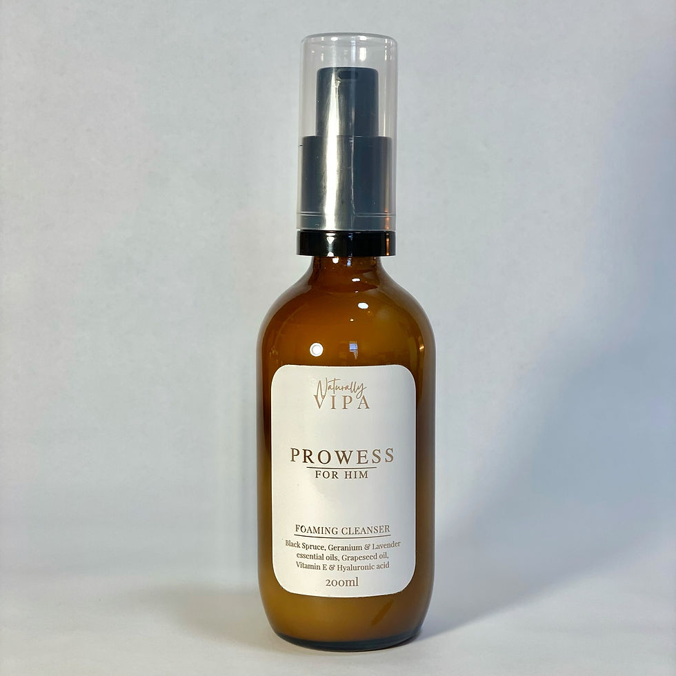 Prowess For Him Foaming Cleanser by Naturally Vipa Plant Based Skincare.