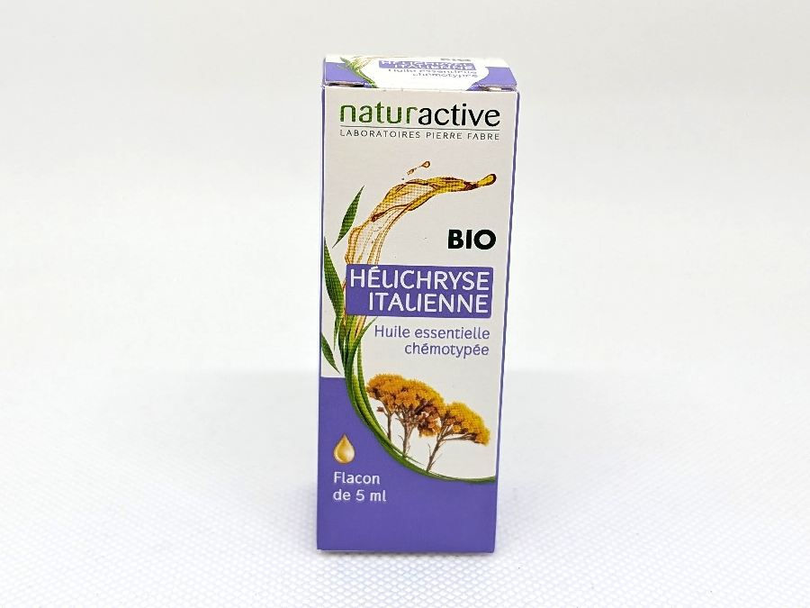 Naturactive huile essentielle d'hélichryse italienne vue de face