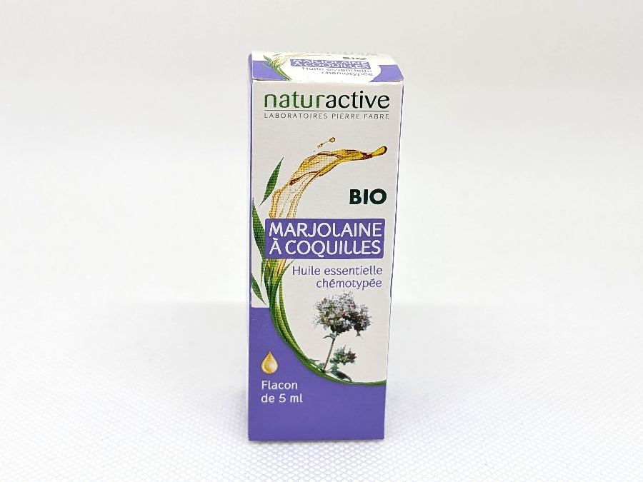 Naturactive huile essentielle de marjolaine à coquilles vue de face